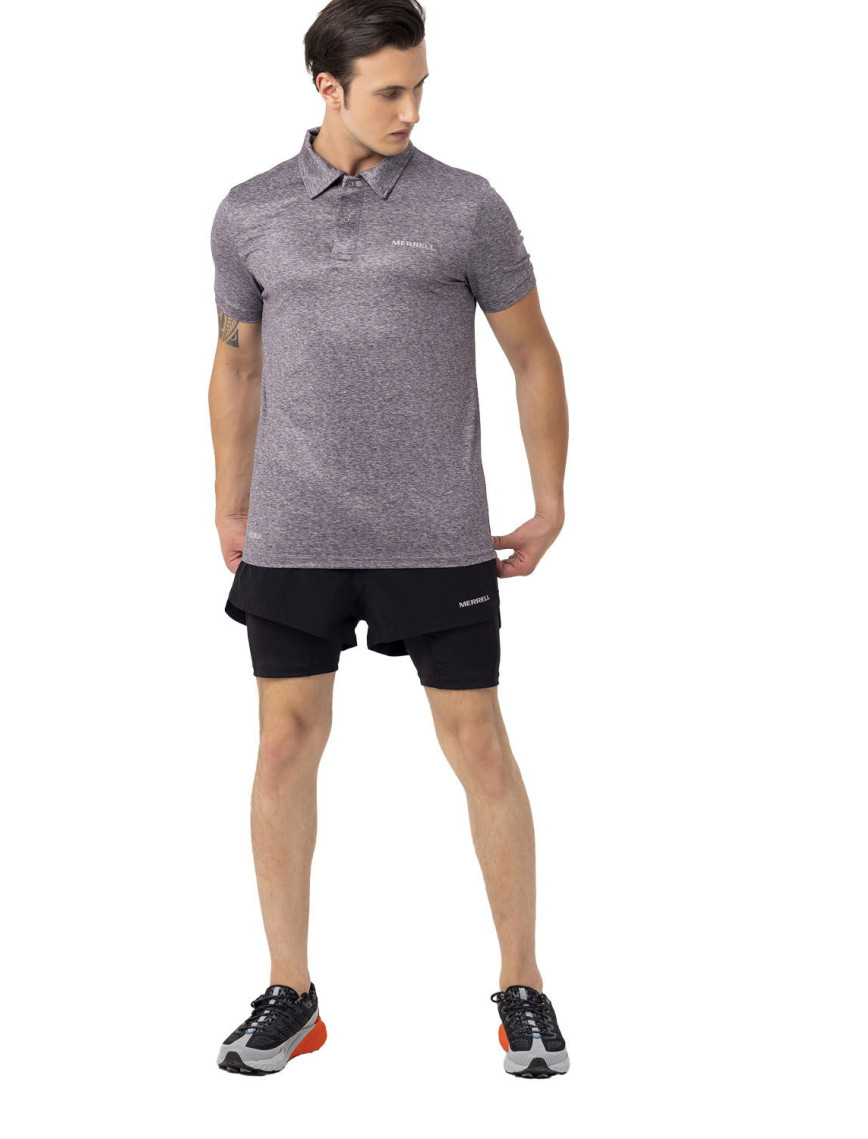 Merrell Pace Erkek Gri Polo Tişört