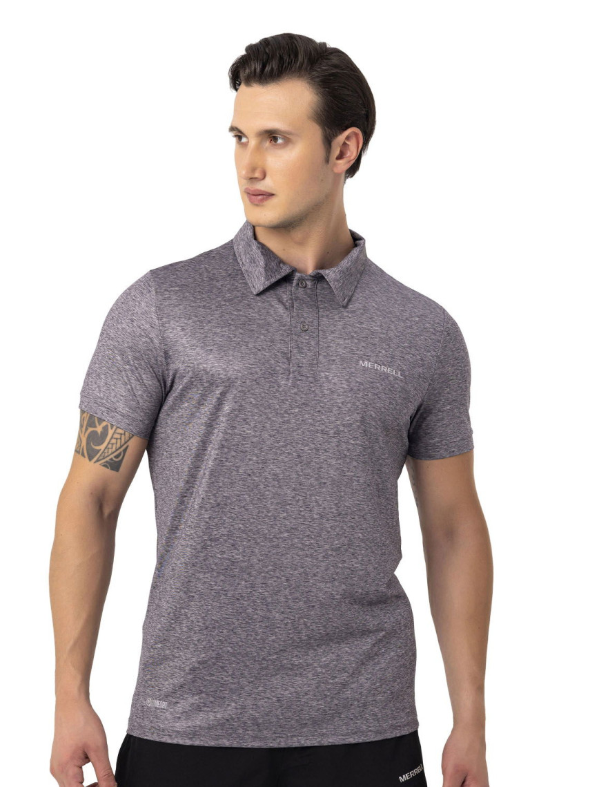 Merrell Pace Erkek Gri Polo Tişört