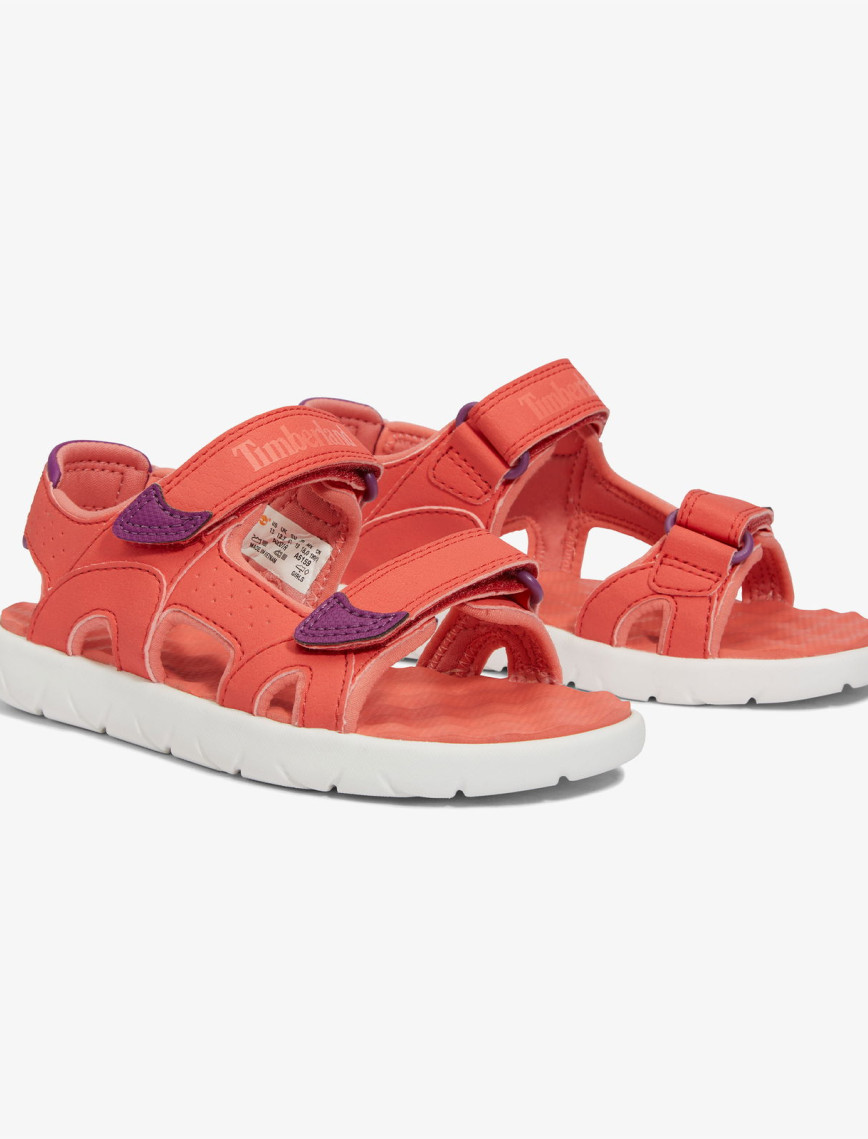 Timberland Perkins Row Backstrap Çocuk Kırmızı Sandalet