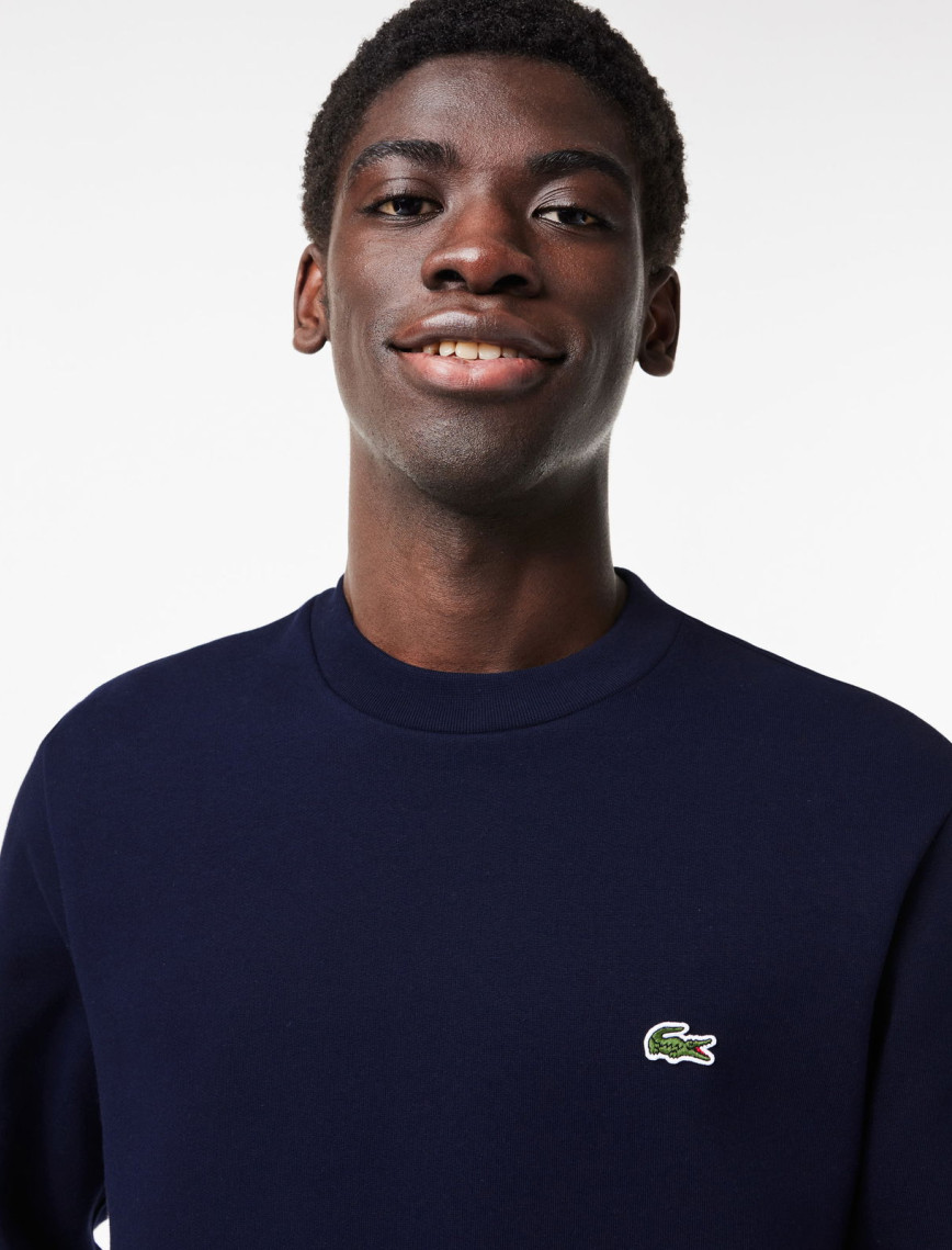 Lacoste Erkek Classic Fit Bisiklet Yaka Organik Pamuk Lacivert Sweatshirt Lacoste Erkek Classic Fit Bisiklet Yaka Organik Pamuk Lacivert Sweatshirt