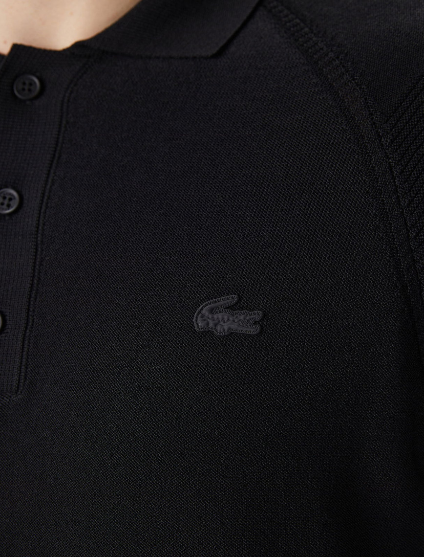 Lacoste Erkek Regular Fit Kısa Kollu Polo Yaka Siyah Triko Lacoste Erkek Regular Fit Kısa Kollu Polo Yaka Siyah Triko