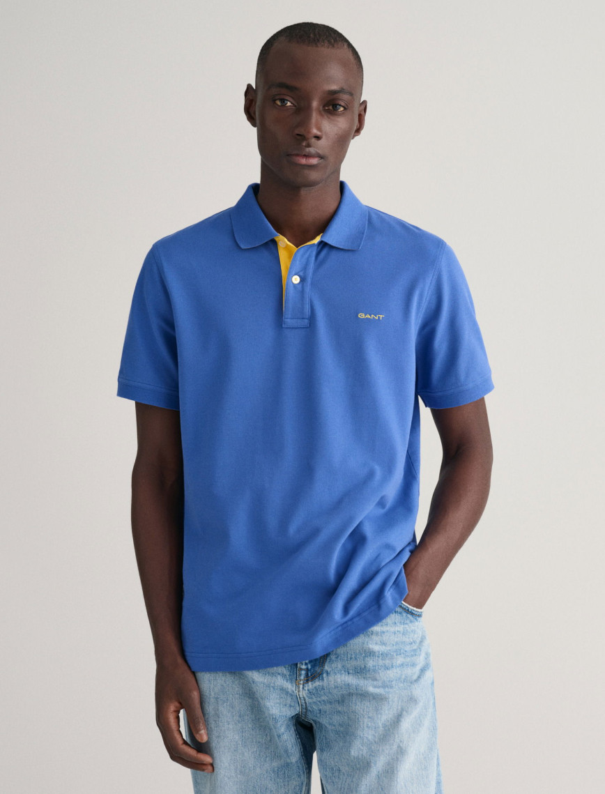 GANT Erkek Lacivert Regular Fit Polo GANT Erkek Lacivert Regular Fit Polo