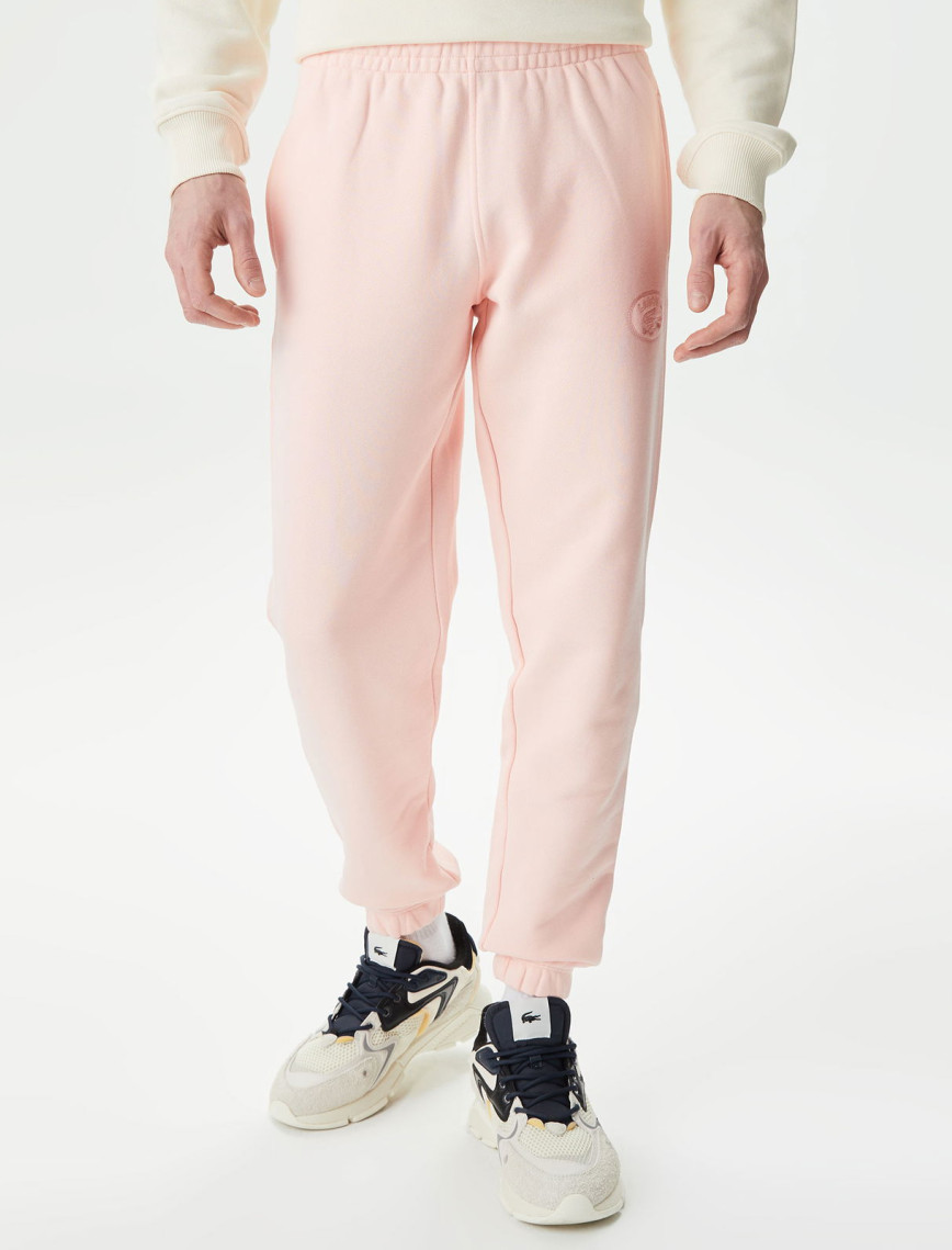 Lacoste Embroidered Kadın Pembe Eşofman Altı Lacoste Embroidered Kadın Pembe Eşofman Altı