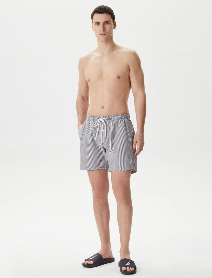 Nautica Erkek Yeşil Regular Fit Çizgili Mayo Şort Nautica Erkek Yeşil Regular Fit Çizgili Mayo Şort