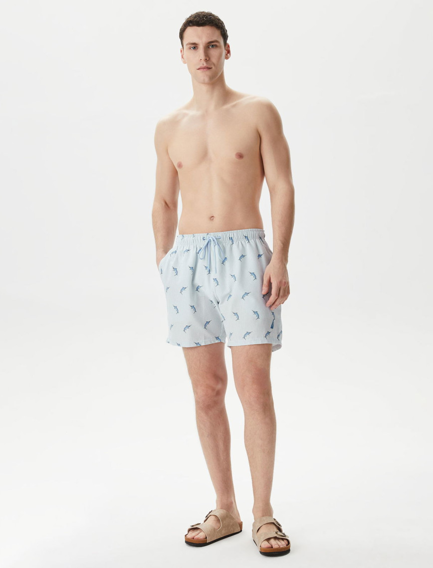 Nautica Erkek Mavi Standart Fit Mayo Şort Nautica Erkek Mavi Standart Fit Mayo Şort