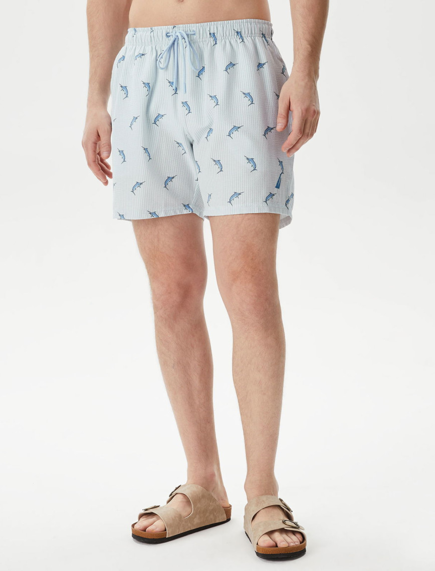 Nautica Erkek Mavi Standart Fit Mayo Şort Nautica Erkek Mavi Standart Fit Mayo Şort