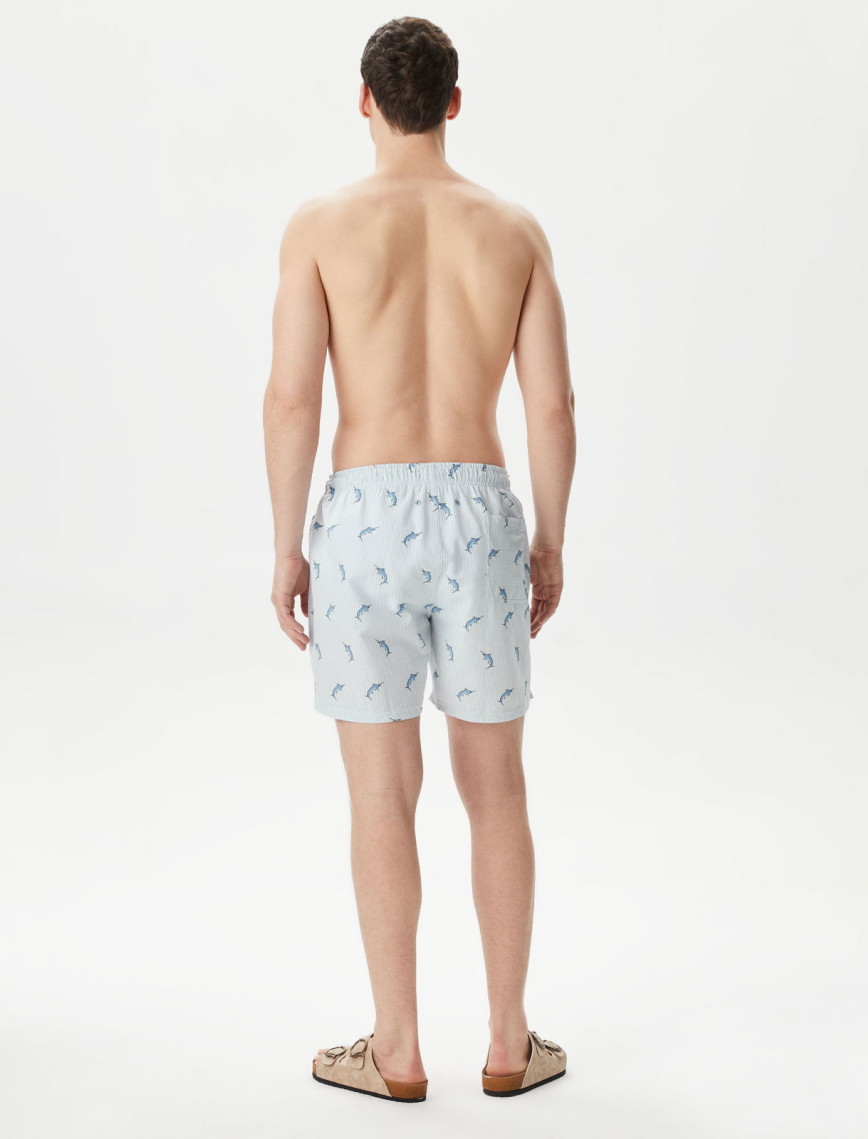 Nautica Erkek Mavi Standart Fit Mayo Şort Nautica Erkek Mavi Standart Fit Mayo Şort