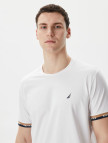 Nautica Erkek Beyaz Standart Fit T-Shirt Nautica Erkek Beyaz Standart Fit T-Shirt