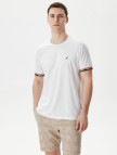 Nautica Erkek Beyaz Standart Fit T-Shirt Nautica Erkek Beyaz Standart Fit T-Shirt