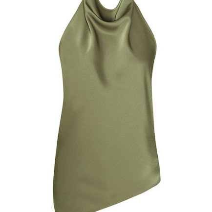 Wabi Sabi Kadın Vento Haki Saten Top Wabi Sabi Kadın Vento Haki Saten Top