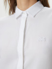 Lacoste Kadın Regular Fit Yarım Kol Beyaz Gömlek Lacoste Kadın Regular Fit Yarım Kol Beyaz Gömlek