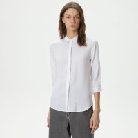 Lacoste Kadın Regular Fit Yarım Kol Beyaz Gömlek Lacoste Kadın Regular Fit Yarım Kol Beyaz Gömlek