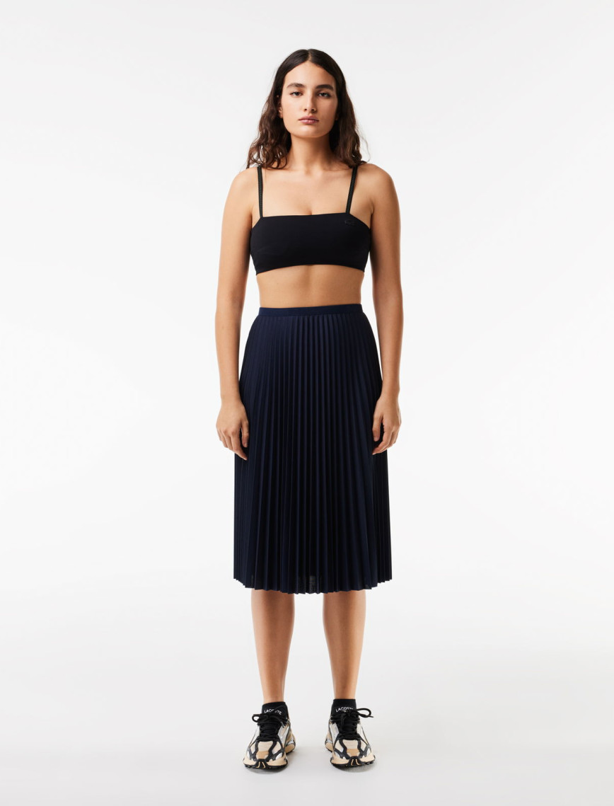 Lacoste Kadın Flare Fit Siyah Etek Lacoste Kadın Flare Fit Siyah Etek