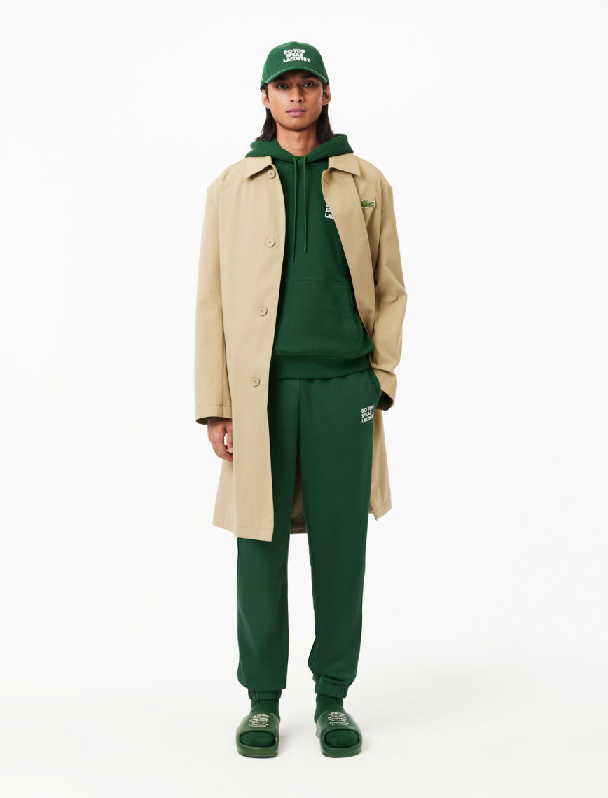 Lacoste Unisex Relaxed Fit Kapüşonlu Baskılı Yeşil Sweatshirt Lacoste Unisex Relaxed Fit Kapüşonlu Baskılı Yeşil Sweatshirt