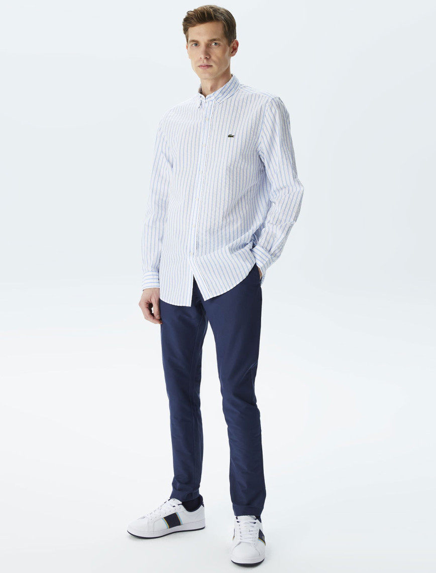 Lacoste Erkek Tapered Fit Lacivert Pantolon Lacoste Erkek Tapered Fit Lacivert Pantolon