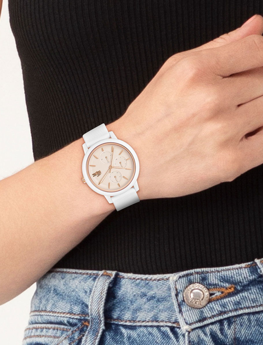 Lacoste L.12.12 Kadın Beyaz Saat Lacoste L.12.12 Kadın Beyaz Saat