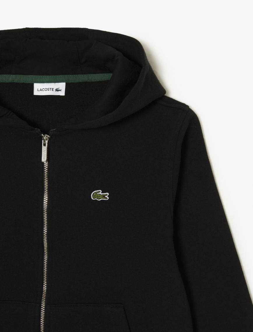Lacoste Çocuk Kapüşonlu Siyah Sweatshirt Lacoste Çocuk Kapüşonlu Siyah Sweatshirt