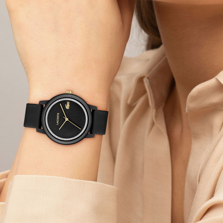 Lacoste L.12.12 Kadın Siyah Saat Lacoste L.12.12 Kadın Siyah Saat