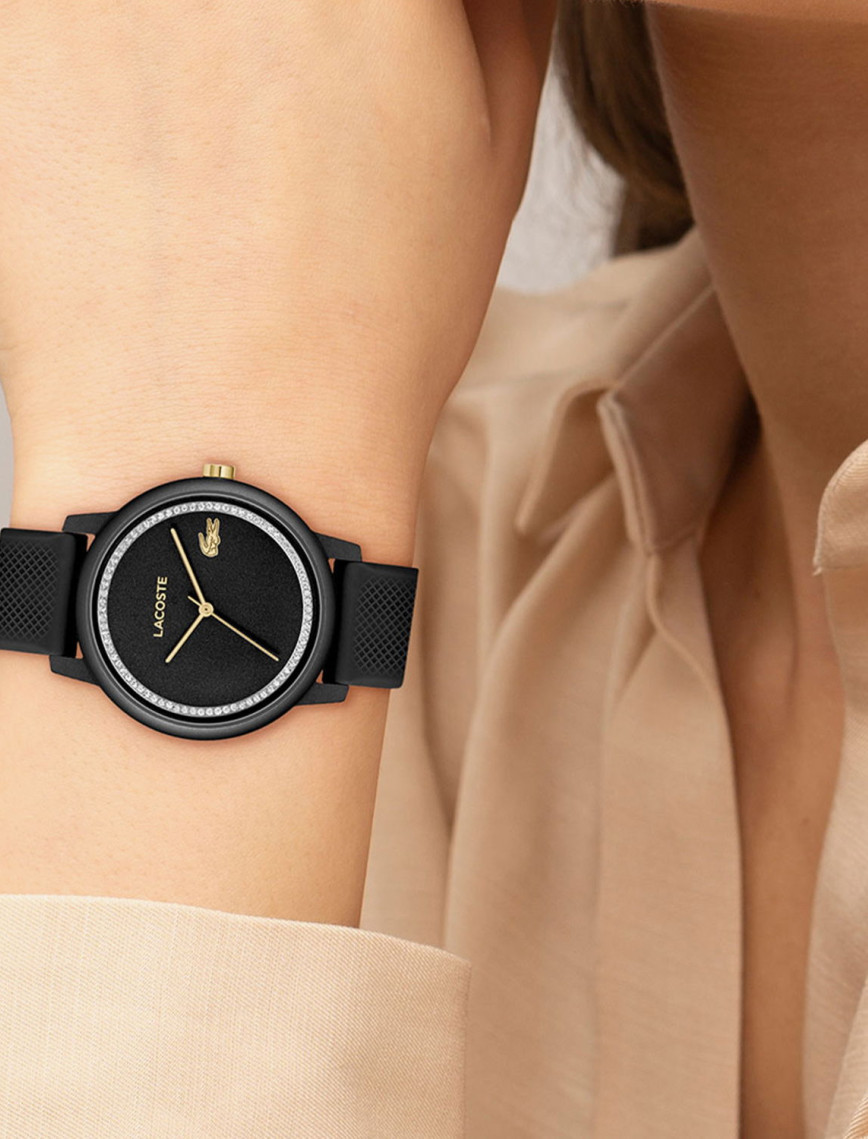 Lacoste L.12.12 Kadın Siyah Saat Lacoste L.12.12 Kadın Siyah Saat