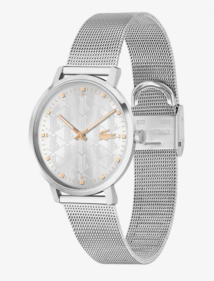 Lacoste Kadın Monogram Gri Saat Lacoste Kadın Monogram Gri Saat