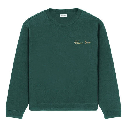 Maison Sacrée Maison Sacrée Yeşil Basic Sweatshirt Maison Sacrée Maison Sacrée Yeşil Basic Sweatshirt