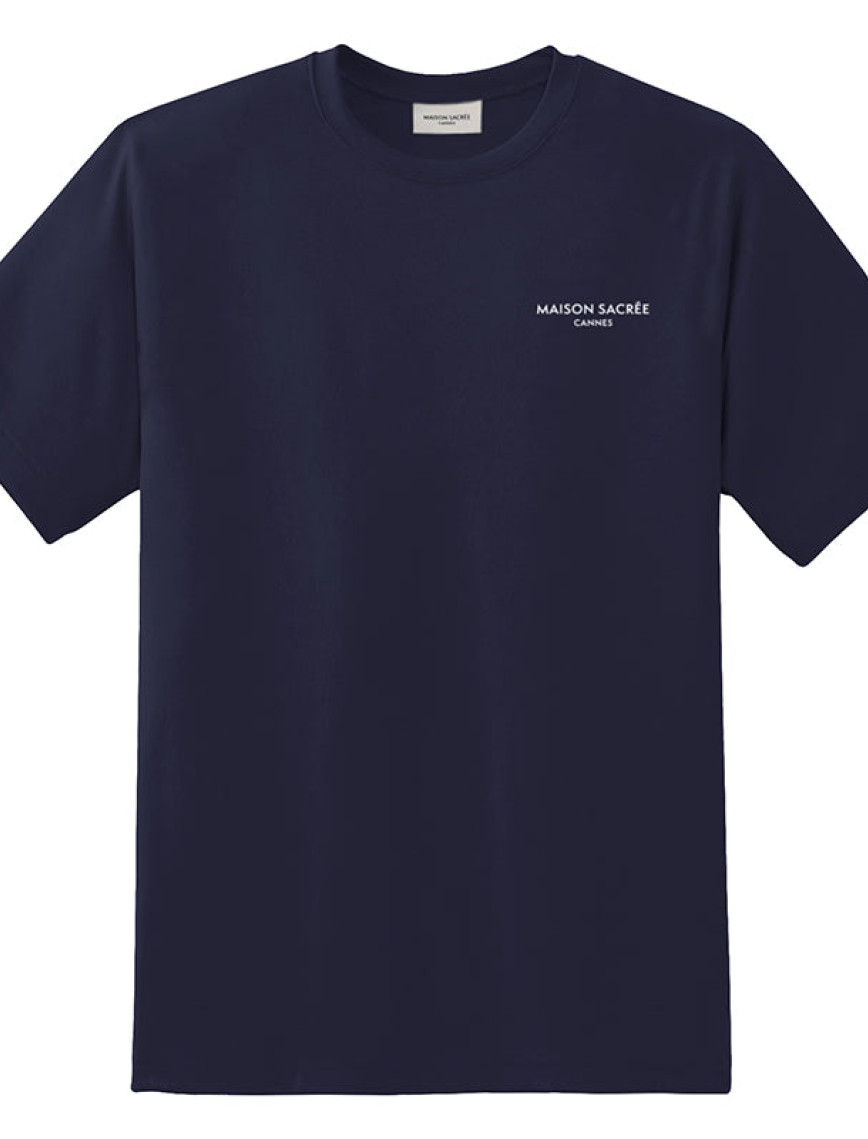 Maison Sacrée Maison Sacrée Lacivert Basic T-Shirt Maison Sacrée Maison Sacrée Lacivert Basic T-Shirt