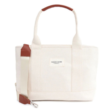 Maison Sacrée Miramar Bej Large Kol Çantası Maison Sacrée Miramar Bej Large Kol Çantası