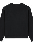 Maison Sacrée Maison Sacrée Siyah Basic Sweatshirt Maison Sacrée Maison Sacrée Siyah Basic Sweatshirt