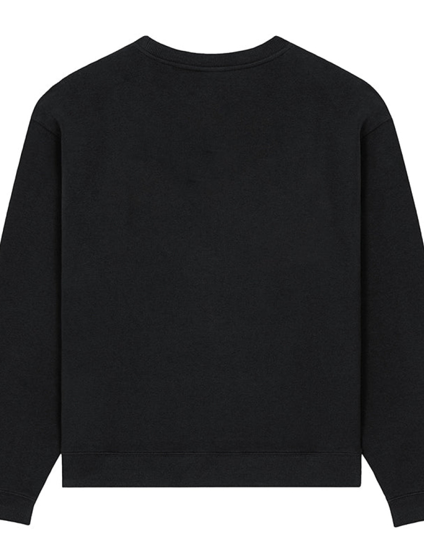 Maison Sacrée Maison Sacrée Siyah Basic Sweatshirt Maison Sacrée Maison Sacrée Siyah Basic Sweatshirt