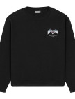 Maison Sacrée Sur La Neige Siyah Baskılı Sweatshirt Maison Sacrée Sur La Neige Siyah Baskılı Sweatshirt