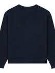 Maison Sacrée Sur La Neige Lacivert Baskılı Sweatshirt Maison Sacrée Sur La Neige Lacivert Baskılı Sweatshirt
