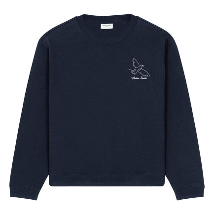 Maison Sacrée Paloma Lacivert Baskılı Sweatshirt Maison Sacrée Paloma Lacivert Baskılı Sweatshirt
