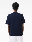 Lacoste Kadın Relaxed Fit Bisiklet Yaka Lacivert T-Shirt Lacoste Kadın Relaxed Fit Bisiklet Yaka Lacivert T-Shirt