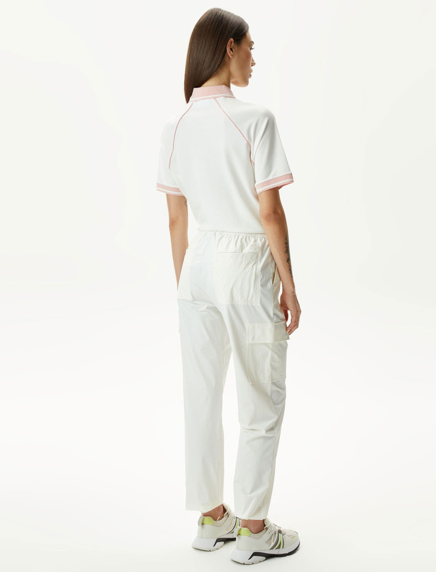 Lacoste Kadın Jogger Beyaz Pantolon Lacoste Kadın Jogger Beyaz Pantolon