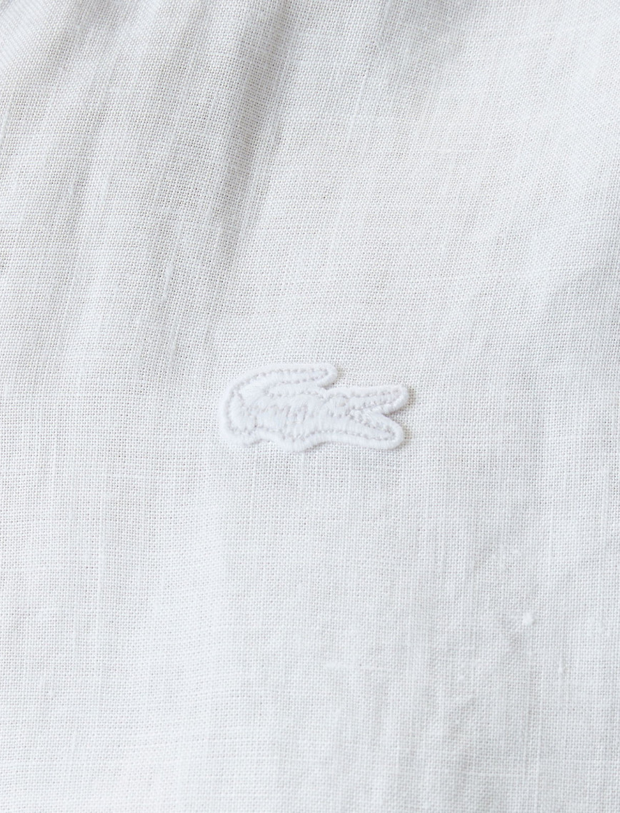 Lacoste Kadın Relaxed Fit Beyaz Gömlek Lacoste Kadın Relaxed Fit Beyaz Gömlek