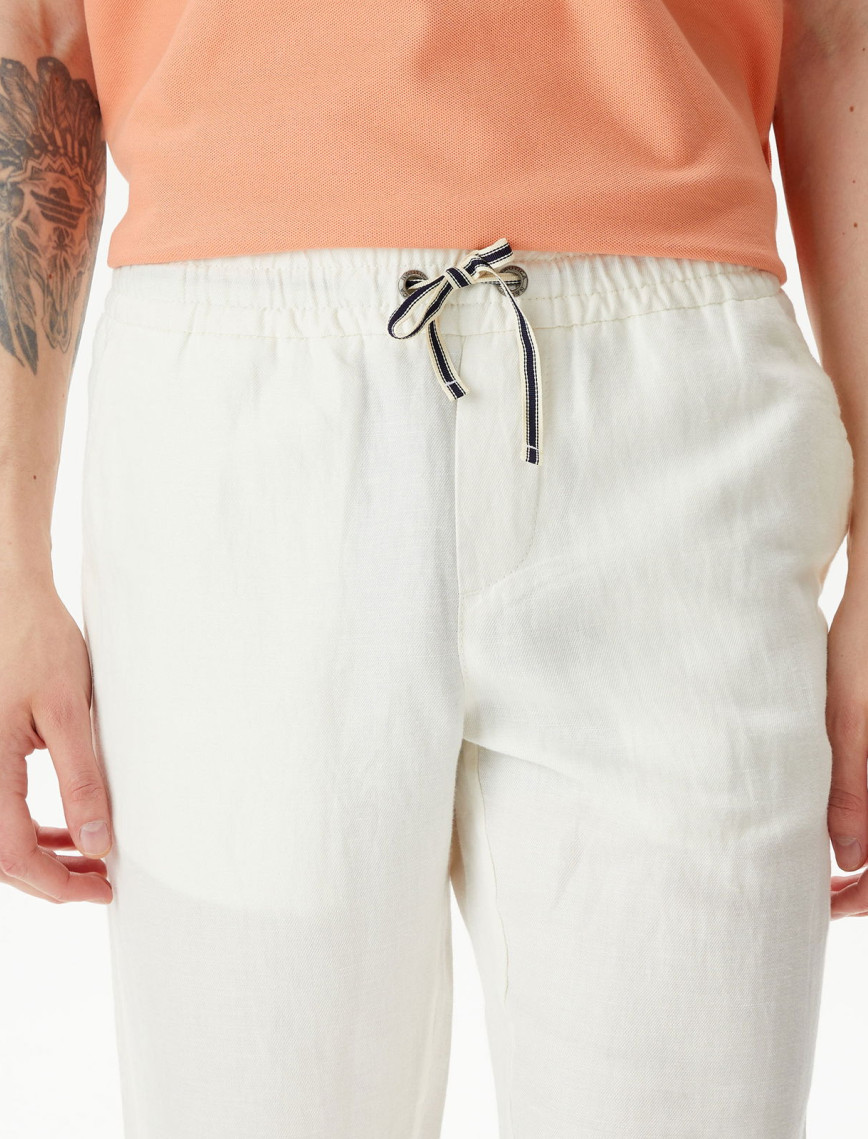 Nautica Erkek Beyaz Classic Fit Pantolon Nautica Erkek Beyaz Classic Fit Pantolon