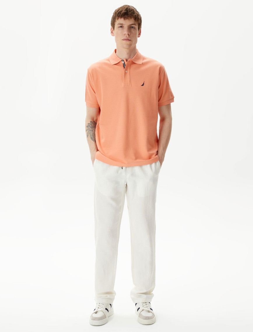 Nautica Erkek Turuncu Classic Fit Kısa Kollu Polo Nautica Erkek Turuncu Classic Fit Kısa Kollu Polo
