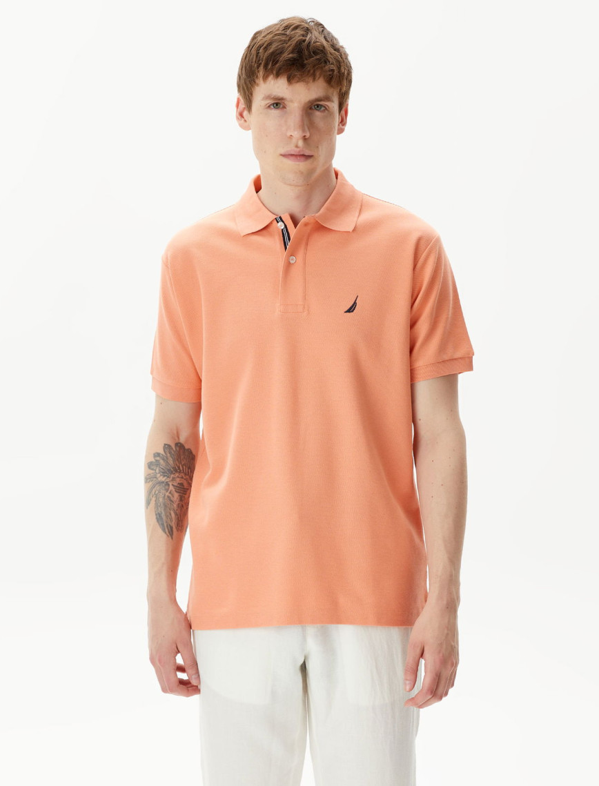 Nautica Erkek Turuncu Classic Fit Kısa Kollu Polo Nautica Erkek Turuncu Classic Fit Kısa Kollu Polo