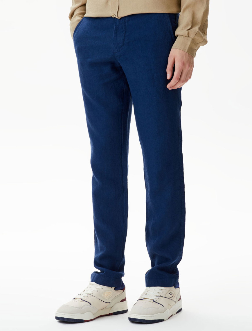 Lacoste Erkek Slim Fit Chino Lacivert Pantolon Lacoste Erkek Slim Fit Chino Lacivert Pantolon