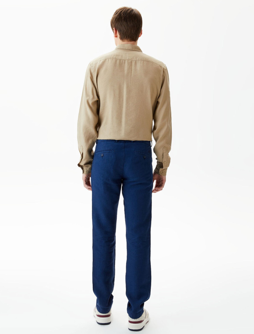 Lacoste Erkek Slim Fit Chino Lacivert Pantolon Lacoste Erkek Slim Fit Chino Lacivert Pantolon