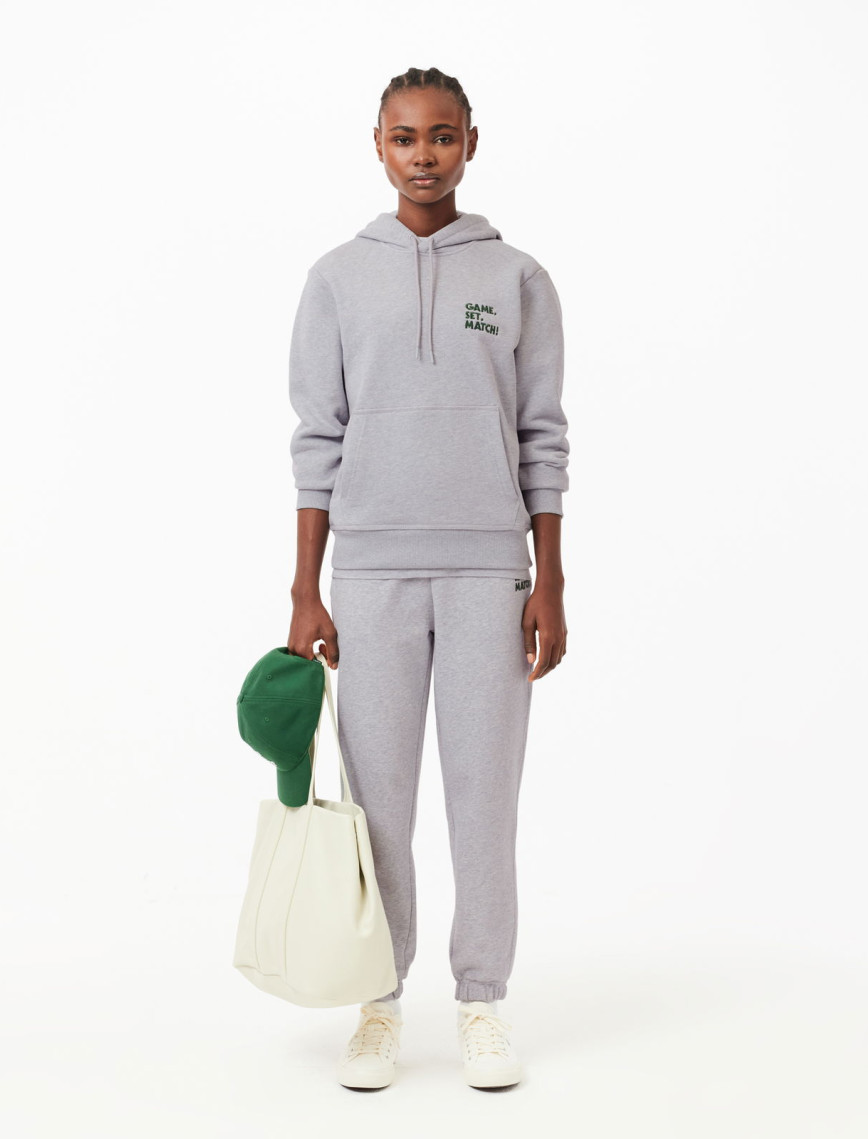 Lacoste Unisex Relaxed Fit Gri Eşofman Altı