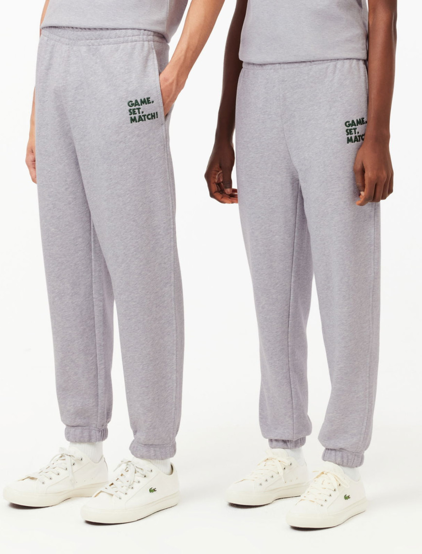 Lacoste Unisex Relaxed Fit Gri Eşofman Altı