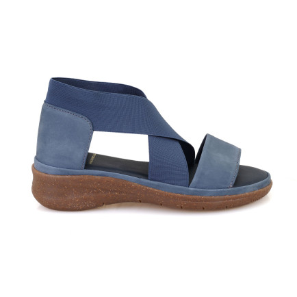 Kadın Mavi DesaComfort Deri Sandalet