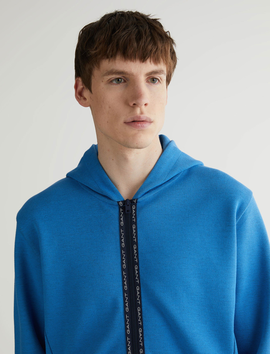 GANT Erkek Mavi Regular Fit Kapüşonlu Logolu Sweatshirt GANT Erkek Mavi Regular Fit Kapüşonlu Logolu Sweatshirt