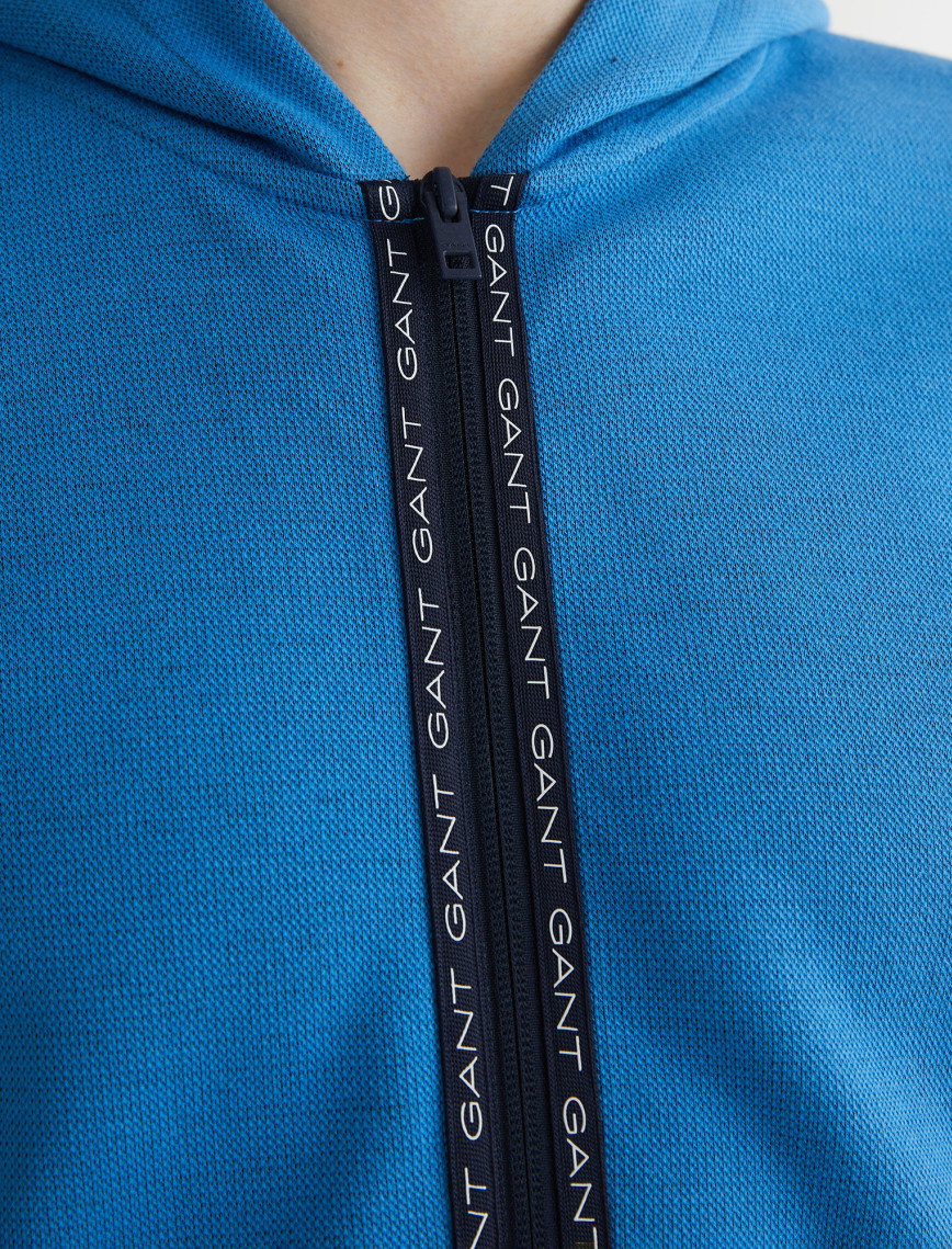 GANT Erkek Mavi Regular Fit Kapüşonlu Logolu Sweatshirt GANT Erkek Mavi Regular Fit Kapüşonlu Logolu Sweatshirt
