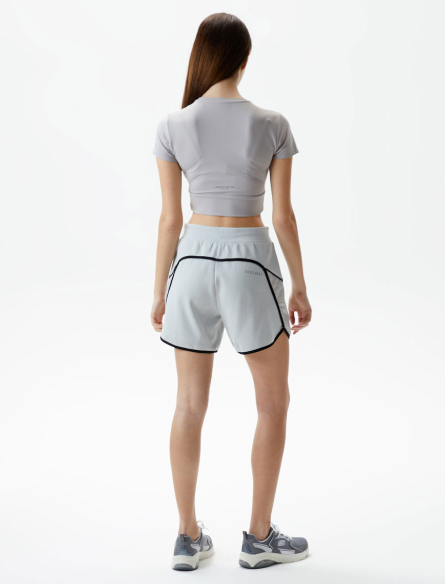 Skechers Kadın Gri Spor Şort Skechers Kadın Gri Spor Şort