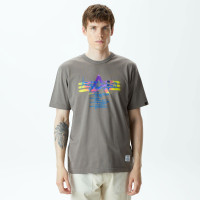 Alpha Industries Alpha Gradient Unisex Gri T-Shirt Alpha Industries Alpha Gradient Unisex Gri T-Shirt