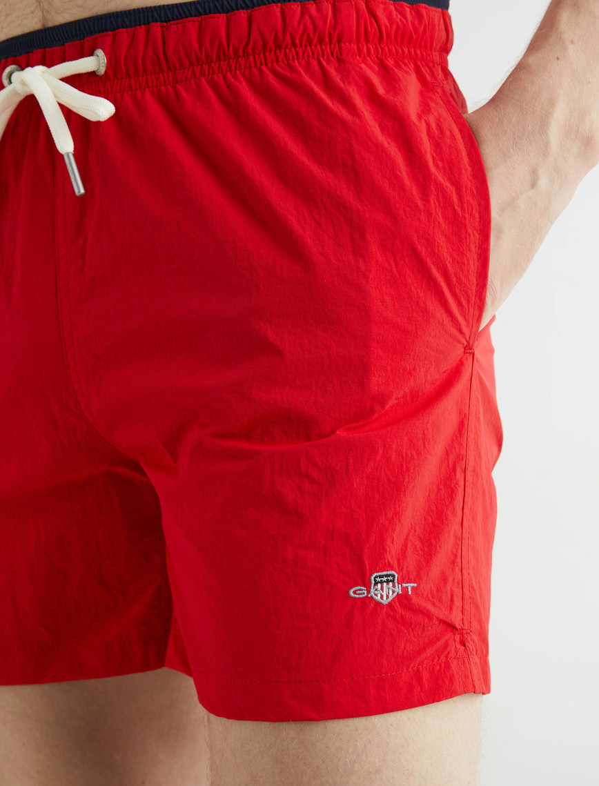 GANT Erkek Kırmızı Regular Fit Mayo Şort GANT Erkek Kırmızı Regular Fit Mayo Şort