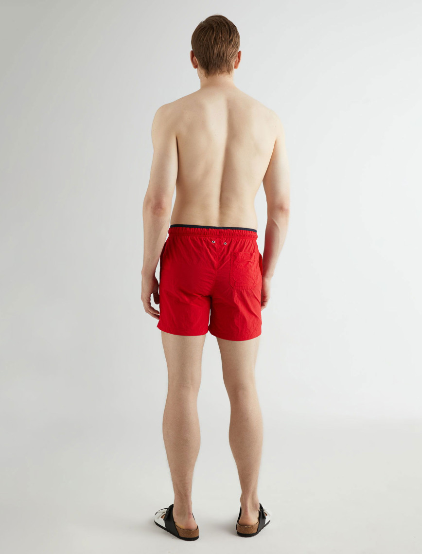GANT Erkek Kırmızı Regular Fit Mayo Şort GANT Erkek Kırmızı Regular Fit Mayo Şort