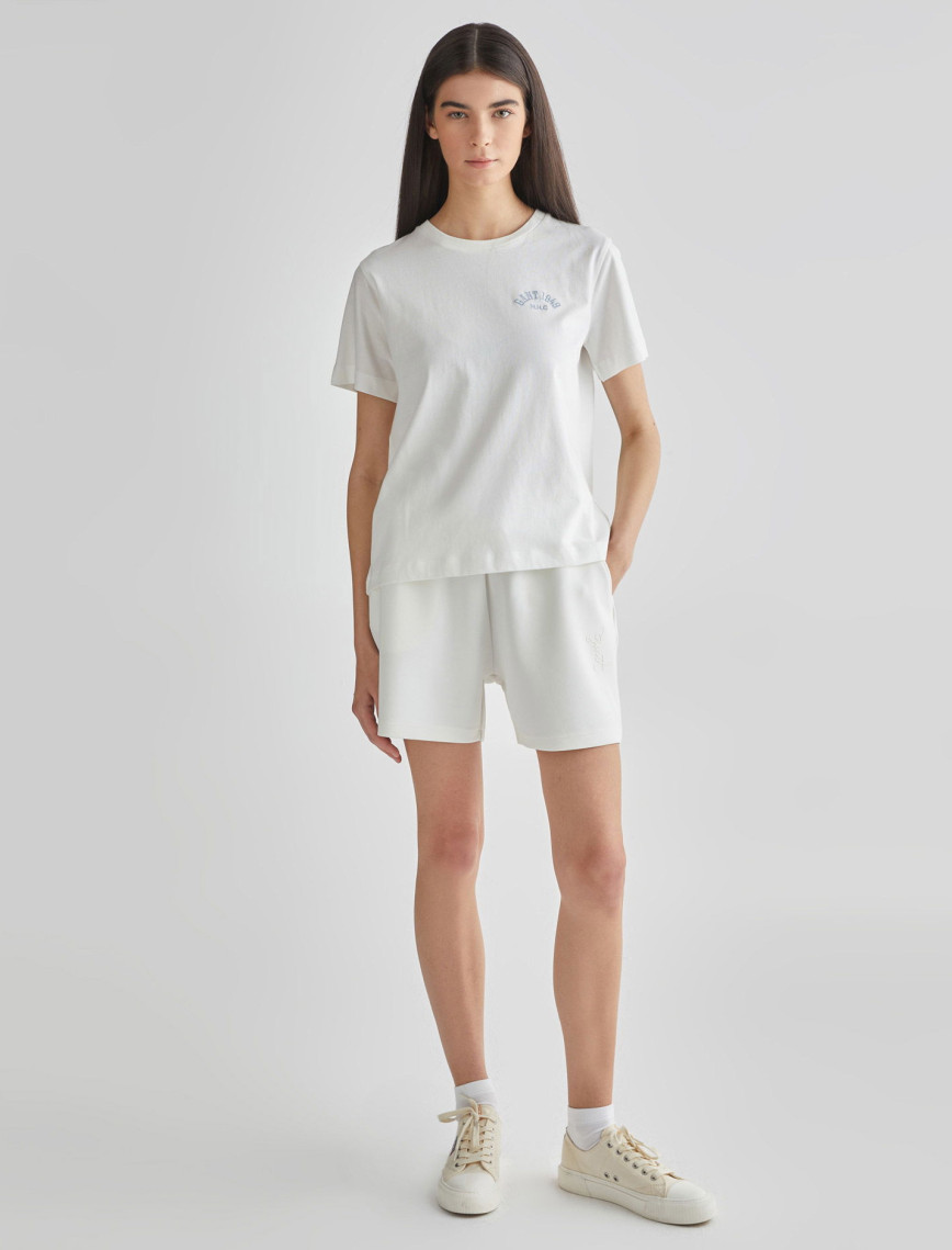 GANT Kadın Krem Regular Fit Şort